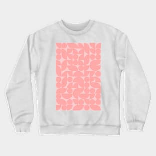 Pinkish Adorable Geometric Pattern Girly - Shapes Crewneck Sweatshirt